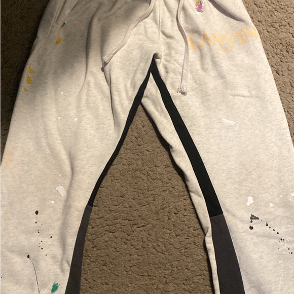 Lanvin Kids Gray Sweatpants